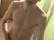 Naked walking in the stairwell 6/16