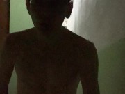 Naked walking in the stairwell 7/16