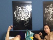 I masturbate my stepsister in the presence of her horny girlfriend 11/16