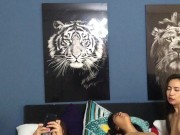 I masturbate my stepsister in the presence of her horny girlfriend 14/16