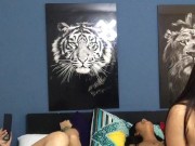 I masturbate my stepsister in the presence of her horny girlfriend 8/16