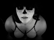 Cumming hard from the Magic wand while his cock is in my throat! 16/16