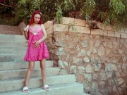 Ariel Ortiz walks through a cove, gets very horny and begins to masturbate publicly in the street 8/16