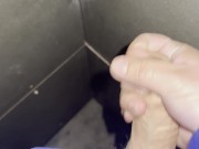 Masturbating at public train station at night, cum in a corner 2/16