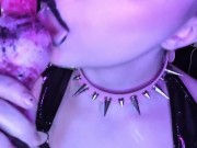 Sucking Dog Dildo POV 10/16