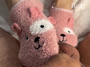 Cum on soles sexy foot job 3/16