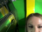 Pompino con sborrata nel parcheggio pubblico - moglie Troia 10/16