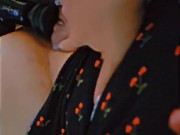 Slow cum before work with vibrating massage gun 5/16