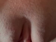 Close up perfect teen pussy farting while being fucked from behind. Her first time doggystyle 1/16