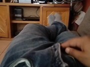 Me empecé a exitar en la sala y... 1/16