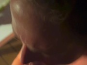 Sucking strangers dick on cruise ship balcony while people are at the bar below 14/16