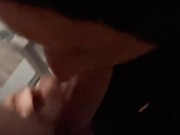 Sexy teen sucks crew members dick on cruise ship balcony 12/16