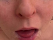 Submissive Redhead Takes Multiple Loads - Bukkake Gangbang 16/16