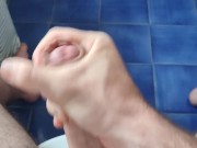 Monster cock fountain: Explosive cumshot! 7/16