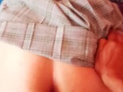 GÜERITA Y NALGONA COLEGIALA ES EMPINADA Y PENETRADA A ESCONDIDAS DE SUS PADRES! 15/16