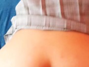 GÜERITA Y NALGONA COLEGIALA ES EMPINADA Y PENETRADA A ESCONDIDAS DE SUS PADRES! 4/16