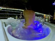 Transando na Hidromassagem e gozando na boca da safada! Fernanda Ribeiro e Gallego bsb 11/16