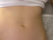 Daddy's Girl is Growing Up! nice pink shorts and Bald Pussy! 5/16