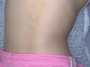 Daddy's Girl gets a spanked bum with hand print! 6/16