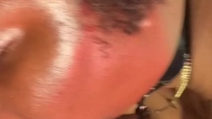 Ebony BBW sub gets dominated