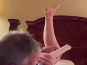 Nympho wife starts with wand turns to  rough hardcore multiple orgasms 8/16