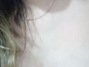 Tocandome al baño a escondidas de mi novio 2/16