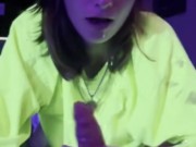 Does cum glow in blacklight? 16/16