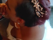 Sneaking off on my wedding day 15/16