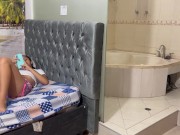 Una rica cogida por el culo a mi linda hermanastra a cambio de hacer los deberes de la casa.