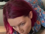 She doesn't stop sucking when you nut VERTICAL VIDEO 11/16