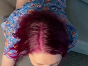 She doesn't stop sucking when you nut VERTICAL VIDEO 4/16