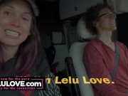 Babe talking all about behind the porn scenes while riding passenger in RV sharing details from candid daily life - Lelu Love 14/16
