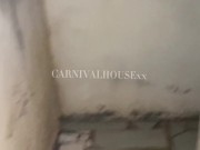 HOT housewife loves sneaky links late night behind her apartment at night 6/16