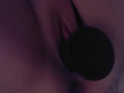 Slut births huge inflatable dildo for master 5/16