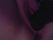 Slut births huge inflatable dildo for master 7/16