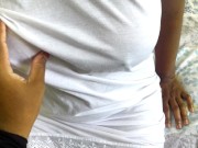 Horny Asian babe riding big hard cock & moaning loud 2/16