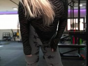 Big Fucking Ass STEPMOM Bouncing Booty In Yoga Pants 7/16