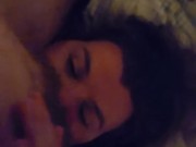 sometimes he sits on my face - cock sucking BBW 16/16