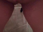 Slut ordered to piss in shower by master 7/16