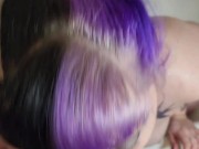 Thirsty goth piss whore demands her piss & cum tribute 6/16