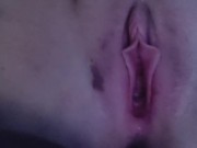 Birthing my inflatable dildo after a rough session with master. 9/16