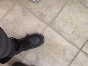 Boot try-on + toe wiggling 8/16