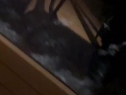 Sexy teen sucks crew members dick on cruise ship balcony during family vacation 9/16