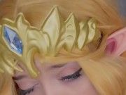 Zelda Cosplay Throat Fuck 12/16