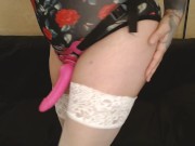 CBT Demanding Jerking off In Rubber Bands Raw 2/16