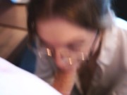 Step sister cought watching PORN! Showing her tight pussy what a real creampie feels like 3/16