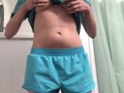 Escort Plays With Herself Before Shower 3/16