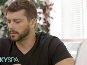 KINKY SPA - Horny Kay Carter Fantasizes About Her New Hot Boss Touching her, She Gets Her Wish 4/16