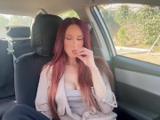 Artemisia Love Italian Big tits Milf 420 Car Smoking Session FULL VIDEO ON OF 12/16