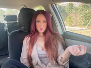 Artemisia Love Italian Big tits Milf 420 Car Smoking Session FULL VIDEO ON OF 13/16